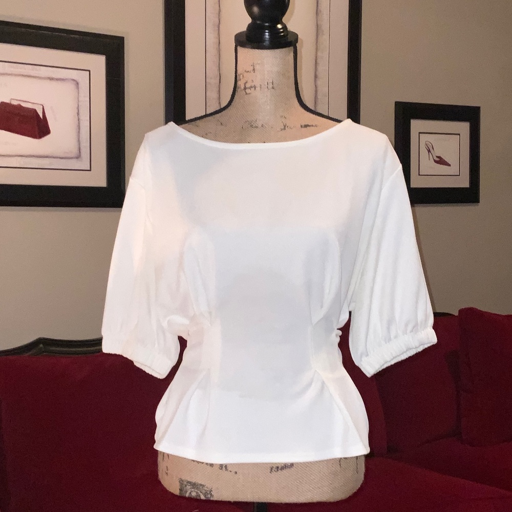 White Express Blouse!